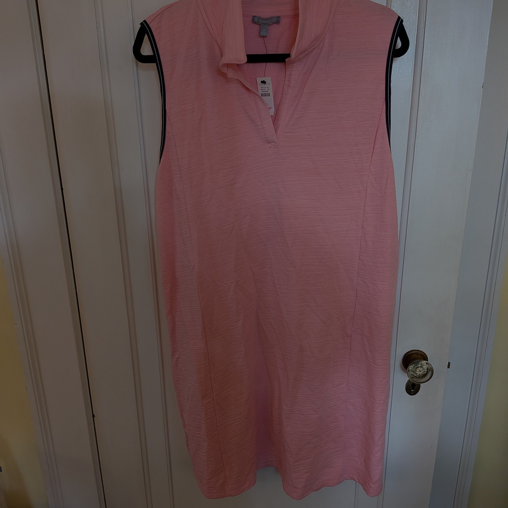 T By Talbots Pink Sleeveless Dress